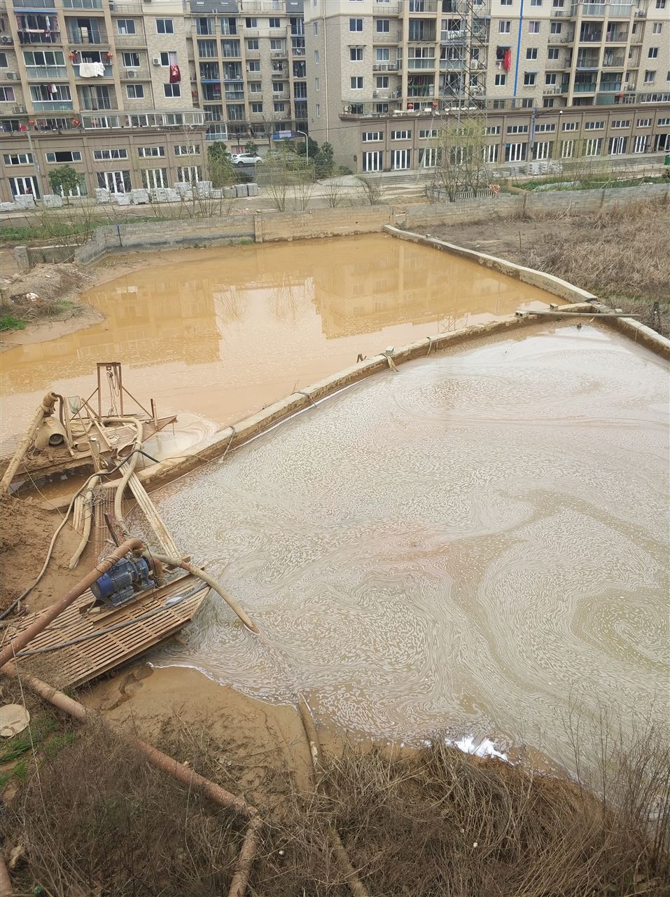 万安沉淀池淤泥清理-厂区废水池淤泥清淤